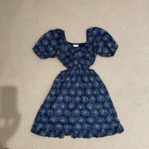 Zara Girls cutout puff sleeve cutout dress in size 11-12